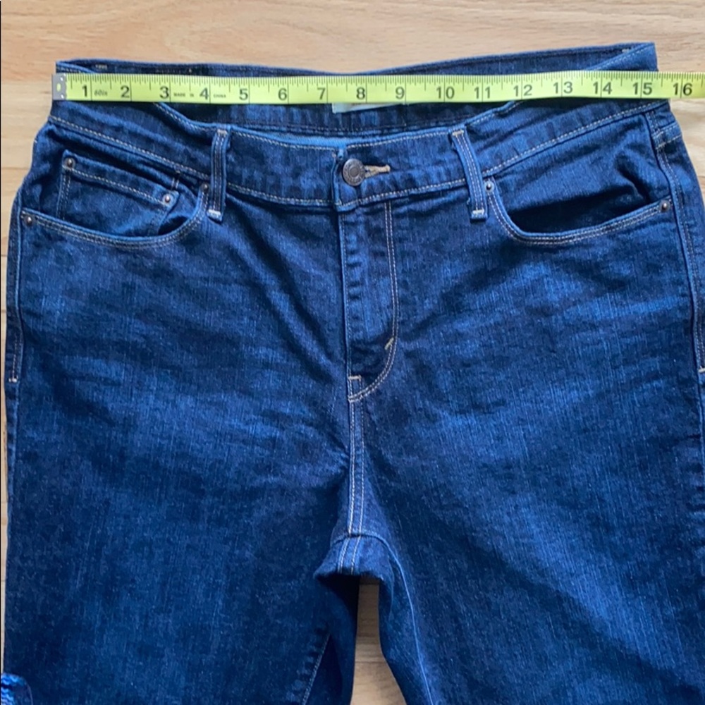 Levi’s 515 Bootcut Dark Blue Jeans | Size 12 - Picture 3 of 7